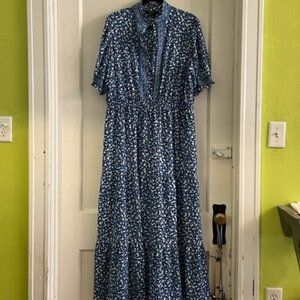 Adorable Blue Maxi Dress